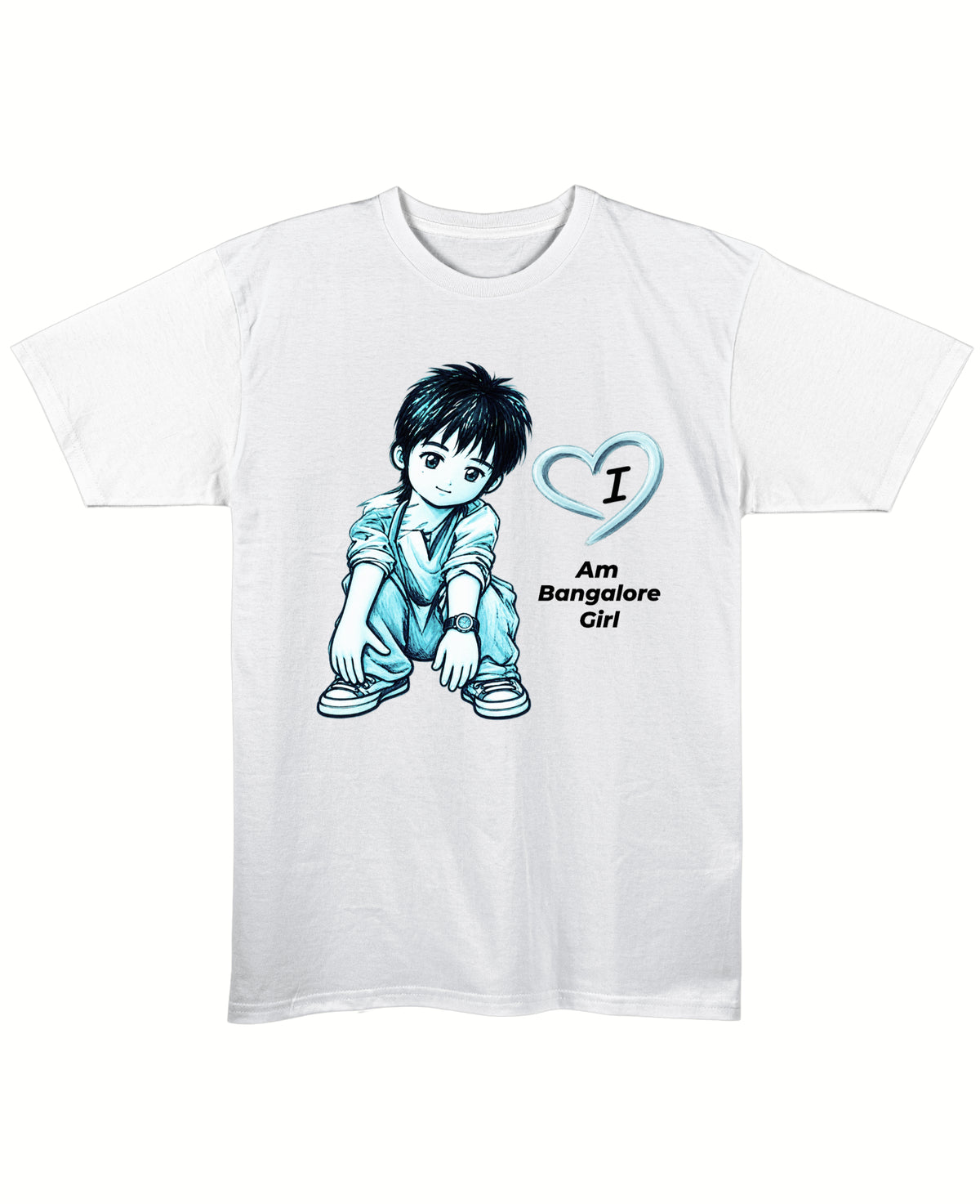 I Am Bangalore Girl regular fit tee — front