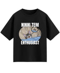 Black Oversized T-shirt Front Design
