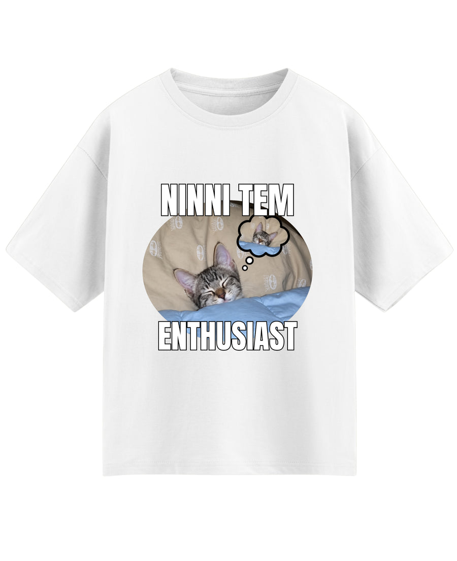 White Oversized T-shirt Front Design
