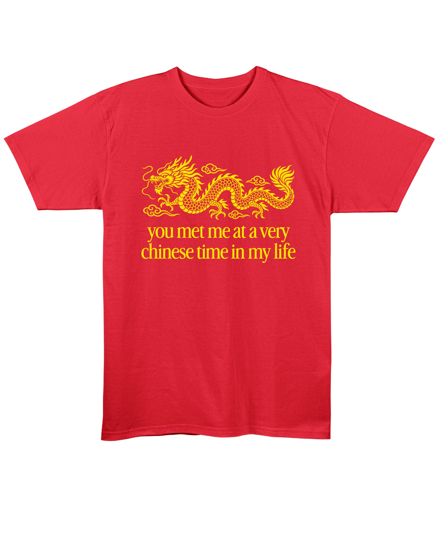 Red Regular Fit T-shirt Front Design