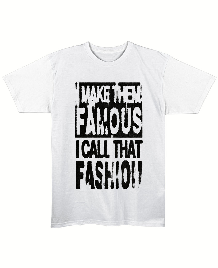 White Regular Fit T-shirt Front Design