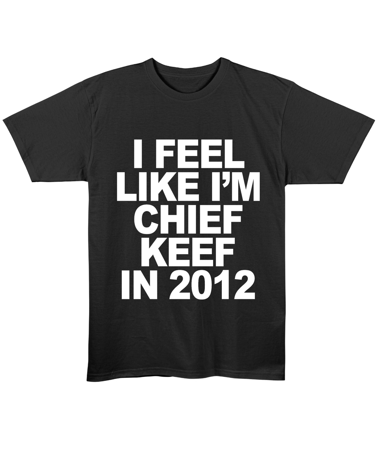 Black Regular Fit T-shirt Front Design