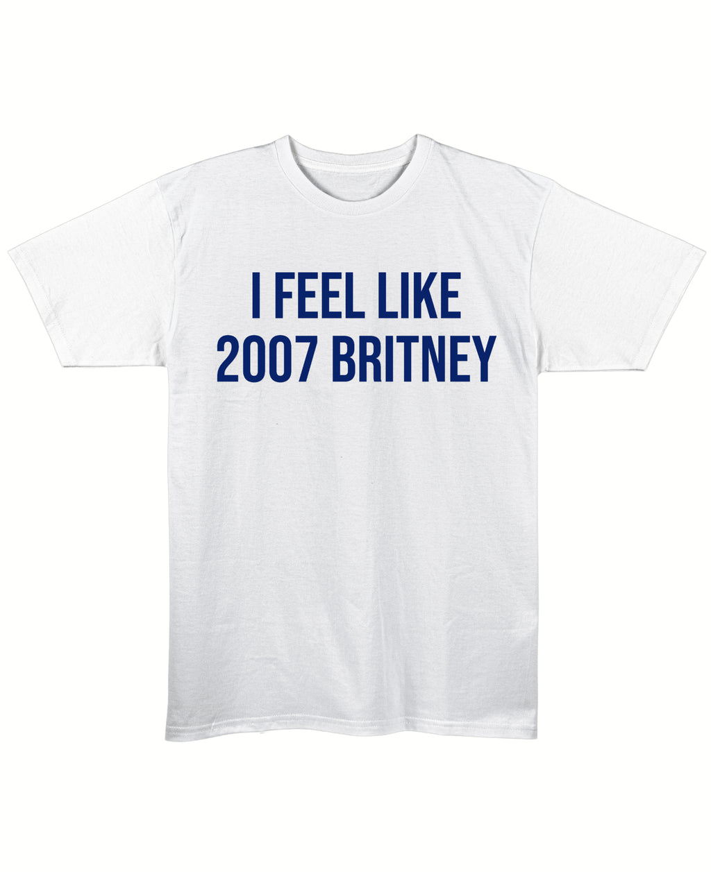 White Regular Fit T-shirt Front Design