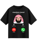 Black Oversized T-shirt Front Design