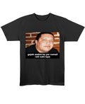 Black Regular Fit T-shirt Front Design